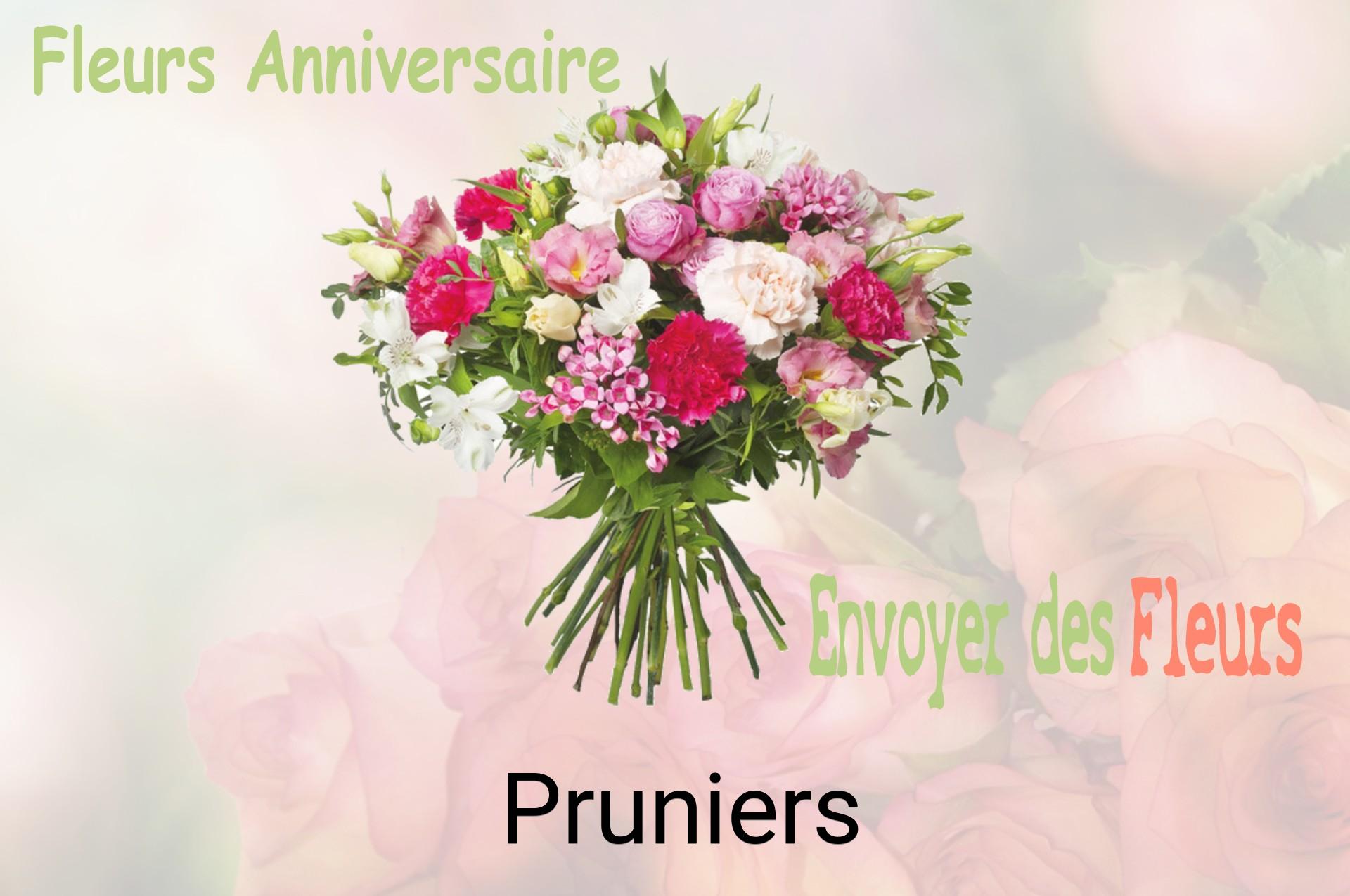 Bouquet de fleurs d’anniversaire livré à Pruniers